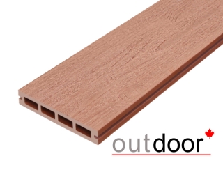 Террасная доска ДПК Outdoor 3D 150*25*4000 мм. NEVADA/CALIFORNIA  красное дерево