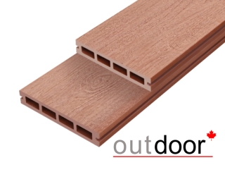 Террасная доска ДПК Outdoor 3D 150*25*4000 мм. NEVADA/CALIFORNIA  красное дерево