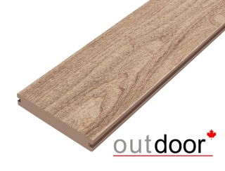 Террасная доска ДПК Outdoor 3D 140*25*3000 мм. полнотелая NEVADA/CALIFORNIA BROWN дуб