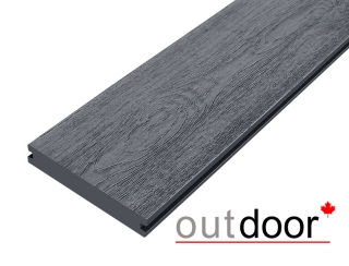 Террасная доска ДПК Outdoor 3D 140*25*3000 мм. полнотелая NEVADA/CALIFORNIA черная