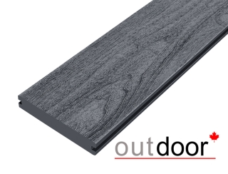 Террасная доска ДПК Outdoor 3D 140*25*3000 мм. полнотелая NEVADA/CALIFORNIA черная