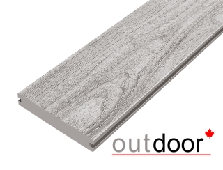 Террасная доска ДПК Outdoor 3D 140*25*3000 мм. полнотелая NEVADA/CALIFORNIA серая