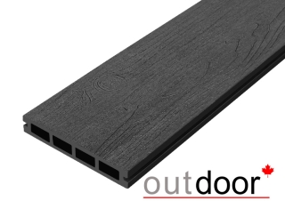 Террасная доска ДПК Outdoor 3D 150*25*4000 мм. NEVADA/CALIFORNIA черная