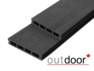 Террасная доска ДПК Outdoor 3D 150*25*4000 мм. NEVADA/CALIFORNIA черная