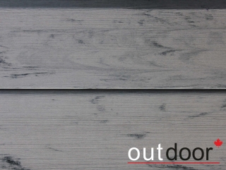 Доска заборная Ромбус ДПК Outdoor 122*22*3000 мм. браш серая микс