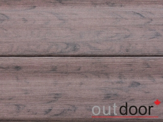 Доска заборная Ромбус ДПК Outdoor 122*22*3000 мм. браш коричневая микс