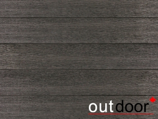 Доска ДПК Outdoor 115*22*3000 мм. STORM BLACK черная