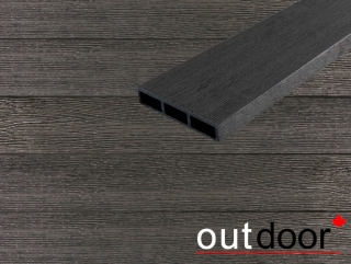 Доска ДПК Outdoor 115*22*3000 мм. STORM BLACK черная