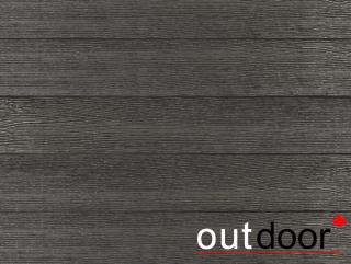Доска ДПК Outdoor 115*22*4000 мм. STORM BLACK черная