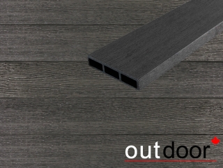 Доска ДПК Outdoor 115*22*4000 мм. STORM BLACK черная
