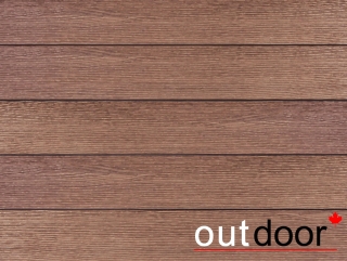 Доска заборная ДПК Outdoor 115*22*4000 мм. STORM BROWN коричневая микс
