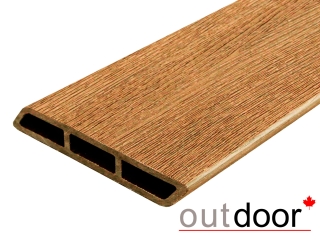 Доска Ромбус ДПК Outdoor 122*22*3000 мм. STORM дуб