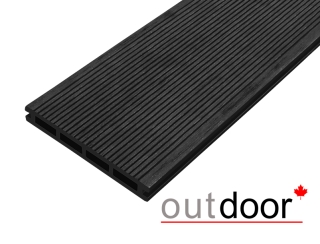 Террасная доска ДПК Outdoor 3D 150*20*3000 мм. HAVANA/вельвет черная