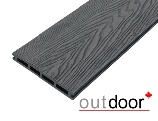 Террасная доска ДПК Outdoor 3D 150*20*3000 мм. HAVANA/вельвет графит