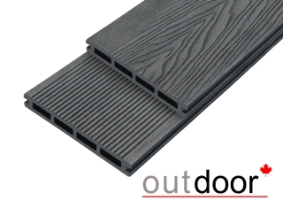 Террасная доска ДПК Outdoor 3D 150*20*3000 мм. HAVANA/вельвет графит