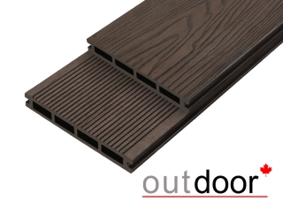 Террасная доска ДПК Outdoor 3D 150*20*3000 мм. HAVANA/вельвет мореный дуб