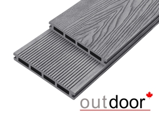 Террасная доска ДПК Outdoor 3D 150*20*3000 мм. HAVANA/вельвет серая