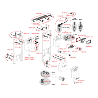 Скрытая система инсталляции Alcaplast AM101/1120F
