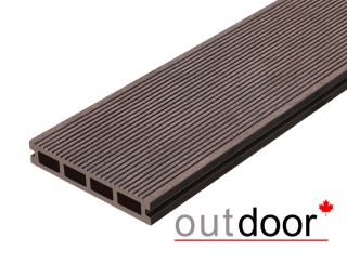 Террасная доска ДПК Outdoor 3D 150*25*3000 мм. NEVADA/вельвет коричневая микс