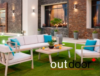 Комплект мебели OUTDOOR Орландо (3-местный диван, 2 кресла, кофейный стол), лайт беж