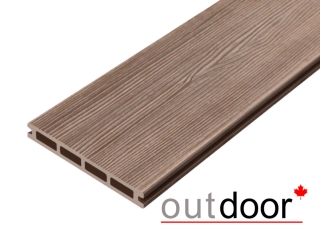 Террасная доска ДПК Outdoor 3D 150*20*3000 мм. STORM/вельвет мореный дуб