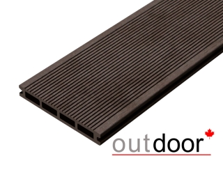 Террасная доска ДПК Outdoor 3D 150*25*4000 мм. STORM/вельвет коричневая микс