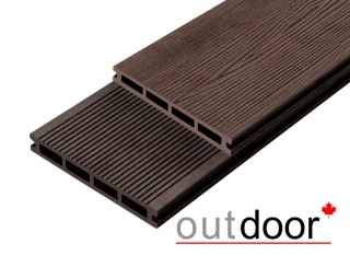 Террасная доска ДПК Outdoor 3D 150*25*4000 мм. STORM/вельвет коричневая микс