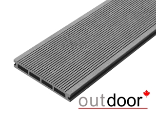 Террасная доска ДПК Outdoor 3D 150*25*3000 мм. STORM/вельвет серая микс