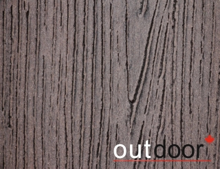 Ограждение из ДПК Outdoor "Кантри" 1000*1000 мм. 3D STORM BROWN