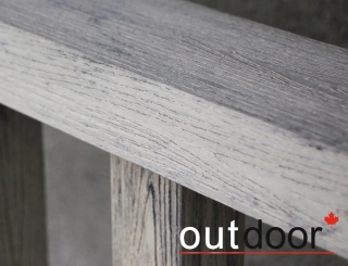 Ограждение из ДПК Outdoor "Классик" 1000*1500 мм. 3D STORM GREY