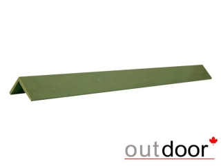 Угол завершающий ДПК Outdoor 45*45*2900 мм. оливковый