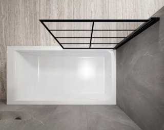 Шторка на ванную Rea Lagos-1 Fix 80 K4561