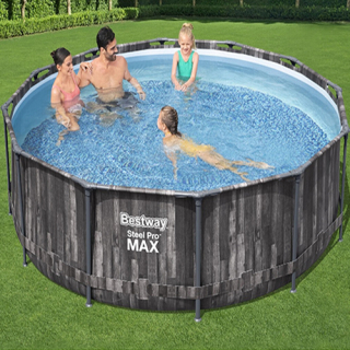 Каркасный бассейн Bestway Wood Style 5614Z с фильтром