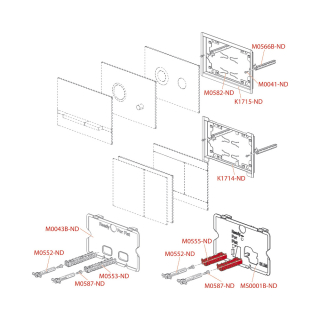 Кнопка управления FLAT металл–матовый