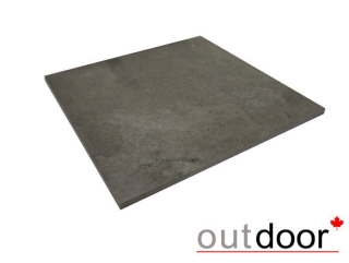 Плитка из керамогранита OUTDOOR, 600*600*20мм, темно-серая ales