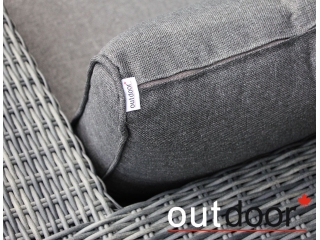 Комплект мебели из ротанга OUTDOOR Флорида (3-местный диван, 2 кресла, стол), у/п, светлый микс