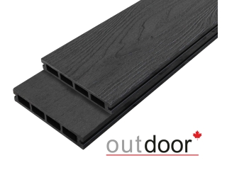 Террасная доска ДПК Outdoor 3D 150*25*4000 мм. ARIZONA BLACK черная