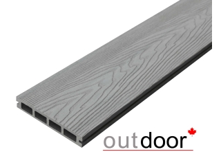 Террасная доска ДПК Outdoor 3D 150*25*4000 мм. HAVANA GREY серая микс