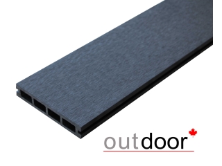 Террасная доска ДПК Outdoor 3D 150*25*4000 мм. OCEAN BLACK черная