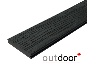 Террасная доска ДПК Outdoor 3D 140*21*2900 мм. полнотелая STORM/OLD WOOD BLACK черная