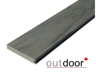 Террасная доска ДПК Outdoor 3D 140*21*2900 мм. полнотелая STORM/OLD WOOD GREY серая микс
