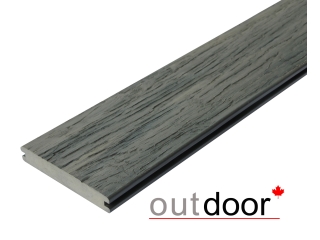 Террасная доска ДПК Outdoor 3D 140*21*2900 мм. полнотелая STORM/OLD WOOD GREY серая микс