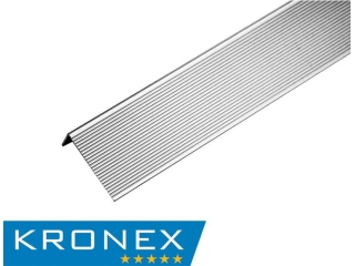 Угол завершающий алюминиевый KRONEX 51,5*30*3000 мм. серебро