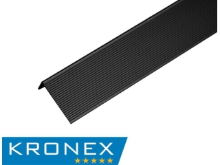 Угол завершающий алюминиевый KRONEX 51,5*30*3000 мм. черный