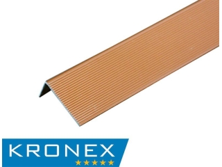 Угол завершающий алюминиевый KRONEX 51,5*30*3000 мм. сосна