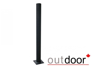 Опора с основанием из чёрного металла, 0,9м, d 60/53мм