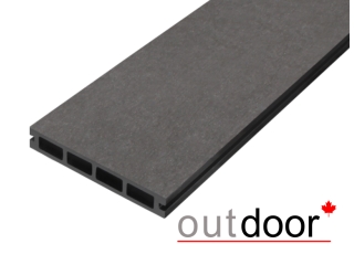 Террасная доска ДПК Outdoor 150*25*3000 мм. вельвет/шлифованная темно-коричневая