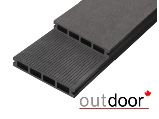 Террасная доска ДПК Outdoor 150*25*3000 мм. вельвет/шлифованная темно-коричневая