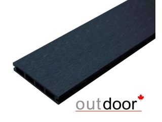 Террасная доска ДПК Outdoor 150*25*3000 мм. вельвет/шлифованная черная