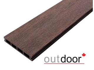 Террасная доска ДПК Outdoor 3D 150*25*4000 мм. STORM BROWN коричневая микс